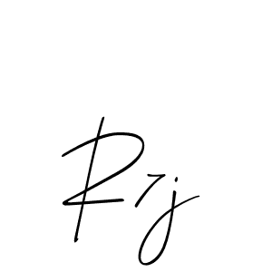 Also You can easily find your signature by using the search form. We will create R7j name handwritten signature images for you free of cost using Allison_Script sign style. R7j signature style 2 images and pictures png