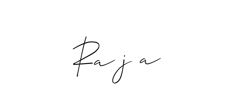 Use a signature maker to create a handwritten signature online. With this signature software, you can design (Allison_Script) your own signature for name Raنjھa. Raنjھa signature style 2 images and pictures png