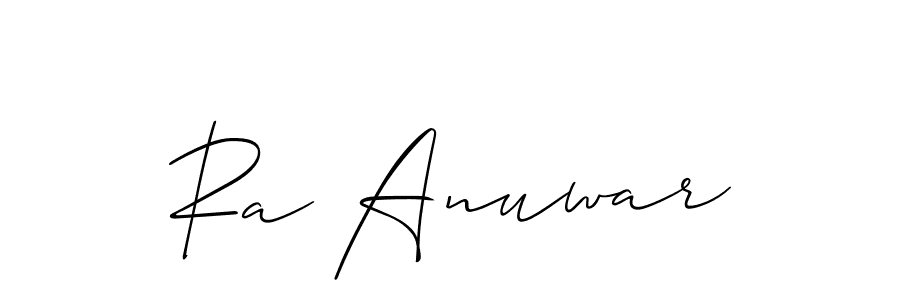 Best and Professional Signature Style for Ra Anuwar. Allison_Script Best Signature Style Collection. Ra Anuwar signature style 2 images and pictures png