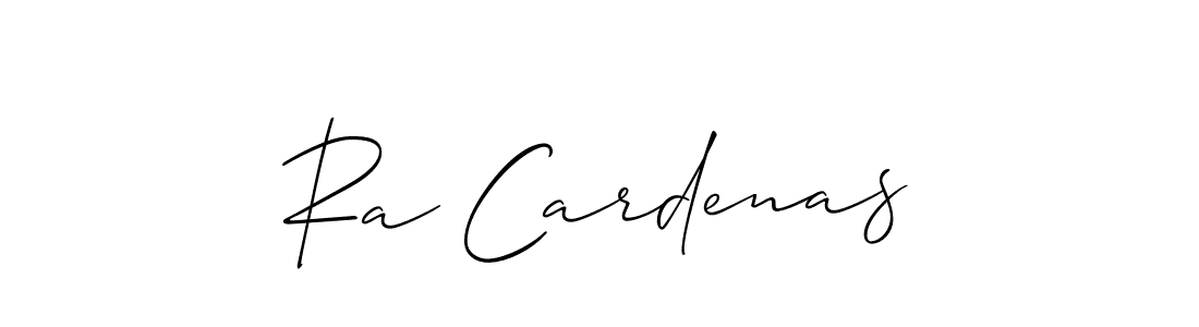 Best and Professional Signature Style for Ra Cardenas. Allison_Script Best Signature Style Collection. Ra Cardenas signature style 2 images and pictures png