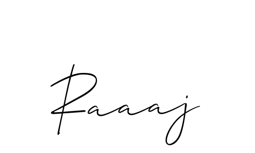 Similarly Allison_Script is the best handwritten signature design. Signature creator online .You can use it as an online autograph creator for name Raaaj. Raaaj signature style 2 images and pictures png
