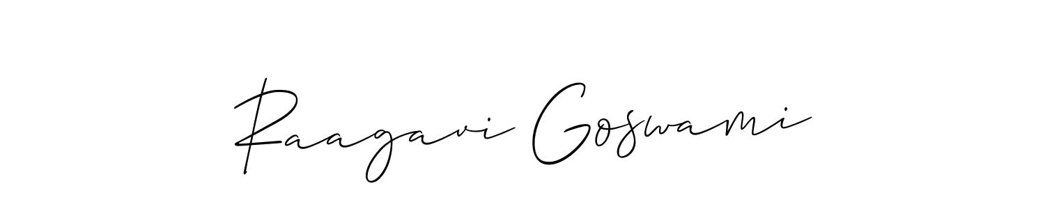 Best and Professional Signature Style for Raagavi Goswami. Allison_Script Best Signature Style Collection. Raagavi Goswami signature style 2 images and pictures png