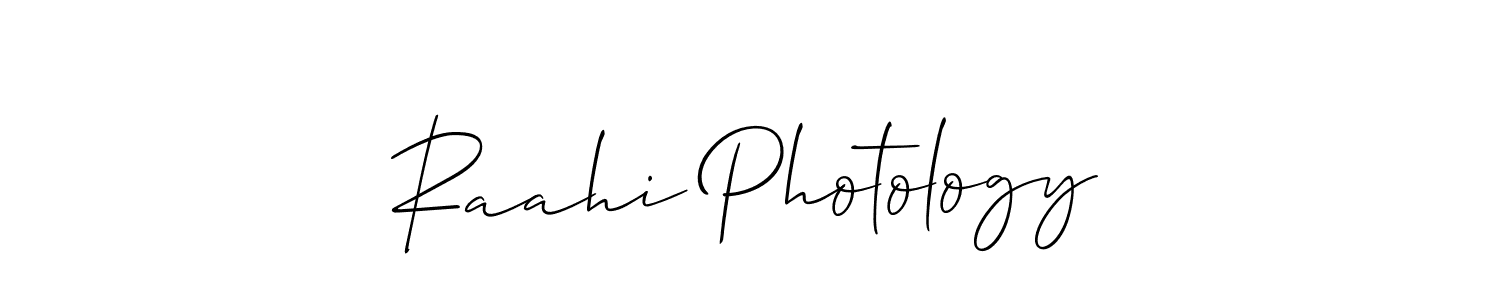 Make a beautiful signature design for name Raahi Photology. Use this online signature maker to create a handwritten signature for free. Raahi Photology signature style 2 images and pictures png