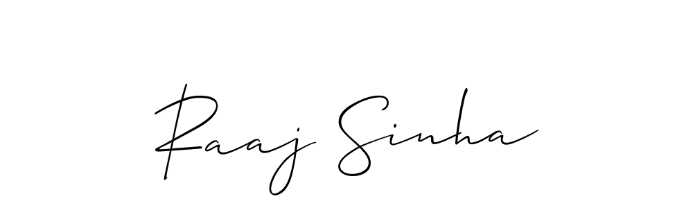 Best and Professional Signature Style for Raaj Sinha. Allison_Script Best Signature Style Collection. Raaj Sinha signature style 2 images and pictures png