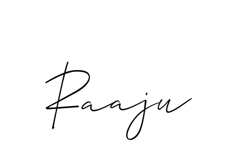 It looks lik you need a new signature style for name Raaju. Design unique handwritten (Allison_Script) signature with our free signature maker in just a few clicks. Raaju signature style 2 images and pictures png