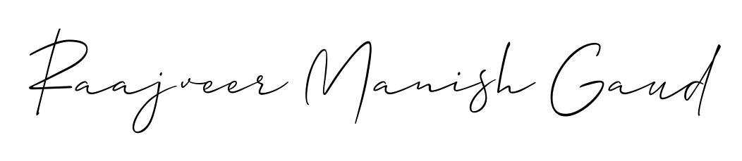 This is the best signature style for the Raajveer Manish Gaud name. Also you like these signature font (Allison_Script). Mix name signature. Raajveer Manish Gaud signature style 2 images and pictures png