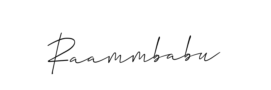 Once you've used our free online signature maker to create your best signature Allison_Script style, it's time to enjoy all of the benefits that Raammbabu name signing documents. Raammbabu signature style 2 images and pictures png