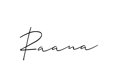 Make a short Raana signature style. Manage your documents anywhere anytime using Allison_Script. Create and add eSignatures, submit forms, share and send files easily. Raana signature style 2 images and pictures png