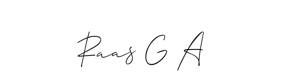 Best and Professional Signature Style for Raas G Aㅡ. Allison_Script Best Signature Style Collection. Raas G Aㅡ signature style 2 images and pictures png