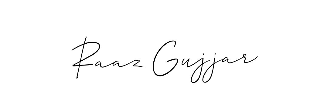 Once you've used our free online signature maker to create your best signature Allison_Script style, it's time to enjoy all of the benefits that Raaz Gujjar name signing documents. Raaz Gujjar signature style 2 images and pictures png