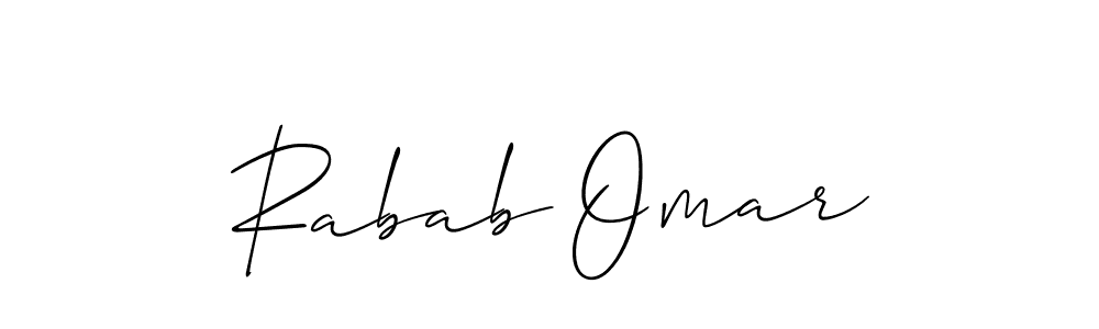 Once you've used our free online signature maker to create your best signature Allison_Script style, it's time to enjoy all of the benefits that Rabab Omar name signing documents. Rabab Omar signature style 2 images and pictures png