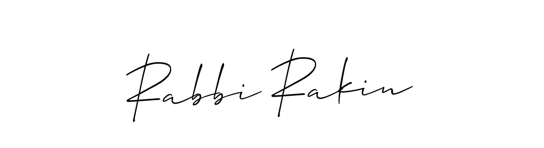Make a beautiful signature design for name Rabbi Rakin. Use this online signature maker to create a handwritten signature for free. Rabbi Rakin signature style 2 images and pictures png