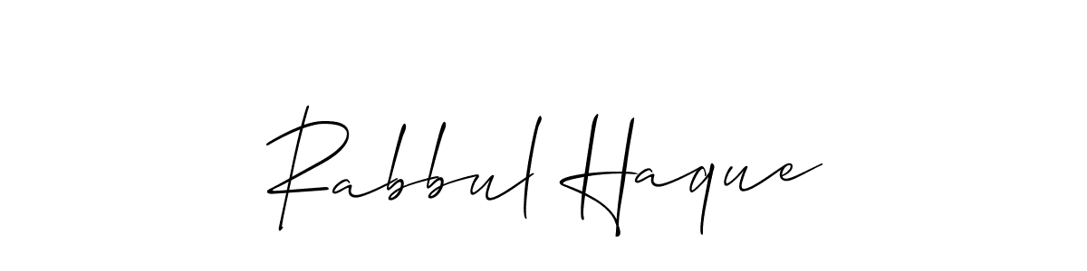 Here are the top 10 professional signature styles for the name Rabbul Haque. These are the best autograph styles you can use for your name. Rabbul Haque signature style 2 images and pictures png