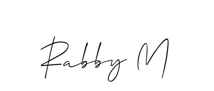 See photos of Rabby M official signature by Spectra . Check more albums & portfolios. Read reviews & check more about Allison_Script font. Rabby M signature style 2 images and pictures png