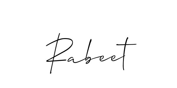 Make a beautiful signature design for name Rabeet. Use this online signature maker to create a handwritten signature for free. Rabeet signature style 2 images and pictures png