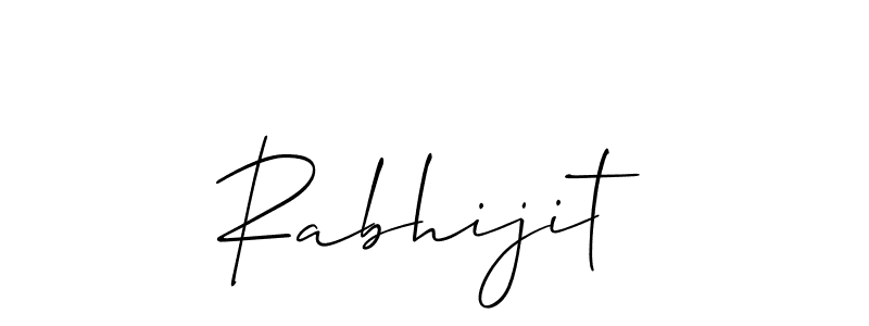 Make a beautiful signature design for name Rabhijit. Use this online signature maker to create a handwritten signature for free. Rabhijit signature style 2 images and pictures png