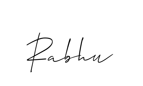This is the best signature style for the Rabhu name. Also you like these signature font (Allison_Script). Mix name signature. Rabhu signature style 2 images and pictures png