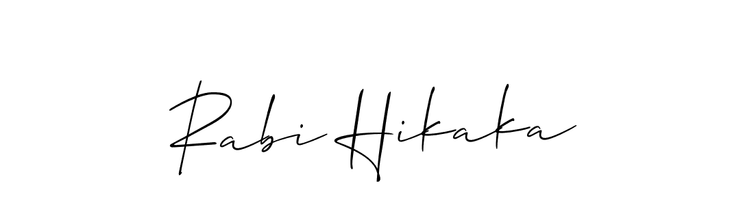 You can use this online signature creator to create a handwritten signature for the name Rabi Hikaka. This is the best online autograph maker. Rabi Hikaka signature style 2 images and pictures png