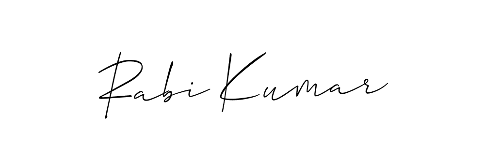 Make a beautiful signature design for name Rabi Kumar. Use this online signature maker to create a handwritten signature for free. Rabi Kumar signature style 2 images and pictures png