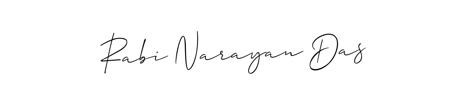 Design your own signature with our free online signature maker. With this signature software, you can create a handwritten (Allison_Script) signature for name Rabi Narayan Das. Rabi Narayan Das signature style 2 images and pictures png