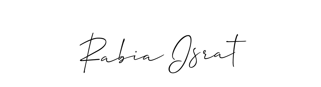 You can use this online signature creator to create a handwritten signature for the name Rabia Israt. This is the best online autograph maker. Rabia Israt signature style 2 images and pictures png