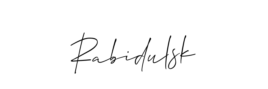 Here are the top 10 professional signature styles for the name Rabidulsk. These are the best autograph styles you can use for your name. Rabidulsk signature style 2 images and pictures png