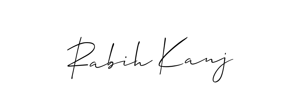 Also we have Rabih Kanj name is the best signature style. Create professional handwritten signature collection using Allison_Script autograph style. Rabih Kanj signature style 2 images and pictures png