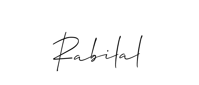 This is the best signature style for the Rabilal name. Also you like these signature font (Allison_Script). Mix name signature. Rabilal signature style 2 images and pictures png