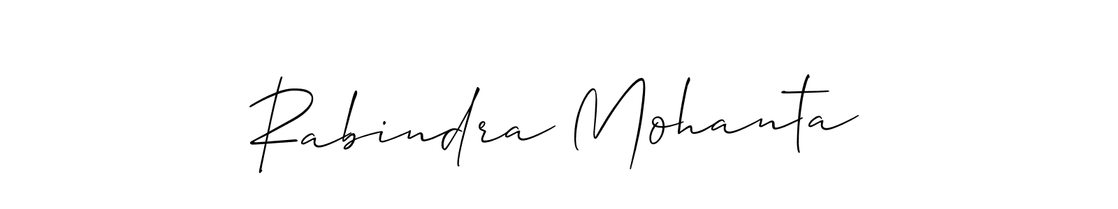 Also we have Rabindra Mohanta name is the best signature style. Create professional handwritten signature collection using Allison_Script autograph style. Rabindra Mohanta signature style 2 images and pictures png