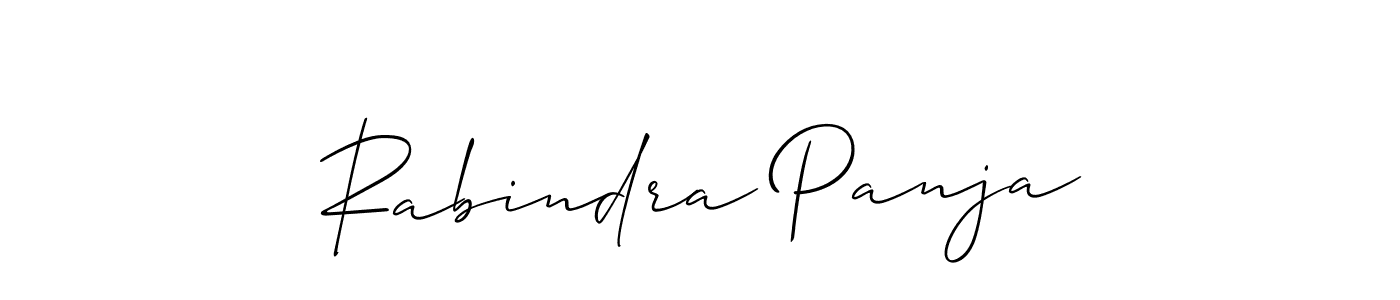Rabindra Panja stylish signature style. Best Handwritten Sign (Allison_Script) for my name. Handwritten Signature Collection Ideas for my name Rabindra Panja. Rabindra Panja signature style 2 images and pictures png