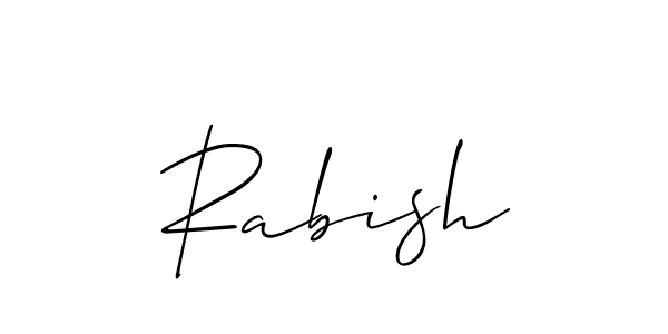 Once you've used our free online signature maker to create your best signature Allison_Script style, it's time to enjoy all of the benefits that Rabish name signing documents. Rabish signature style 2 images and pictures png