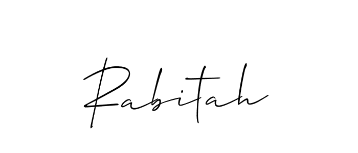 Check out images of Autograph of Rabitah name. Actor Rabitah Signature Style. Allison_Script is a professional sign style online. Rabitah signature style 2 images and pictures png