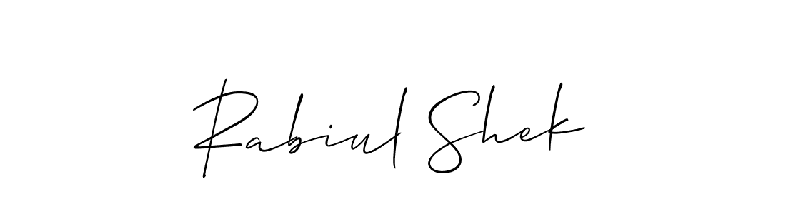 Check out images of Autograph of Rabiul Shek name. Actor Rabiul Shek Signature Style. Allison_Script is a professional sign style online. Rabiul Shek signature style 2 images and pictures png