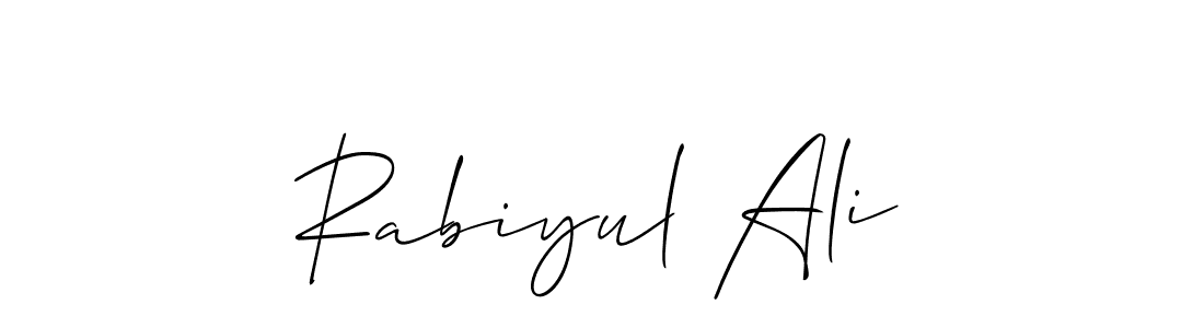 Here are the top 10 professional signature styles for the name Rabiyul Ali. These are the best autograph styles you can use for your name. Rabiyul Ali signature style 2 images and pictures png