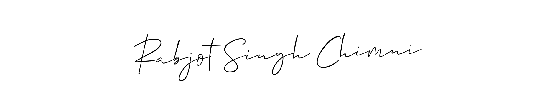 Best and Professional Signature Style for Rabjot Singh Chimni. Allison_Script Best Signature Style Collection. Rabjot Singh Chimni signature style 2 images and pictures png