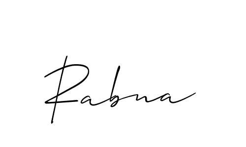 Make a short Rabna signature style. Manage your documents anywhere anytime using Allison_Script. Create and add eSignatures, submit forms, share and send files easily. Rabna signature style 2 images and pictures png