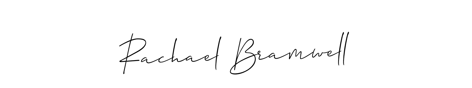 Similarly Allison_Script is the best handwritten signature design. Signature creator online .You can use it as an online autograph creator for name Rachael Bramwell. Rachael Bramwell signature style 2 images and pictures png