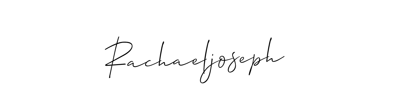 You should practise on your own different ways (Allison_Script) to write your name (Rachaeljoseph) in signature. don't let someone else do it for you. Rachaeljoseph signature style 2 images and pictures png