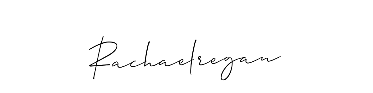 Allison_Script is a professional signature style that is perfect for those who want to add a touch of class to their signature. It is also a great choice for those who want to make their signature more unique. Get Rachaelregan name to fancy signature for free. Rachaelregan signature style 2 images and pictures png