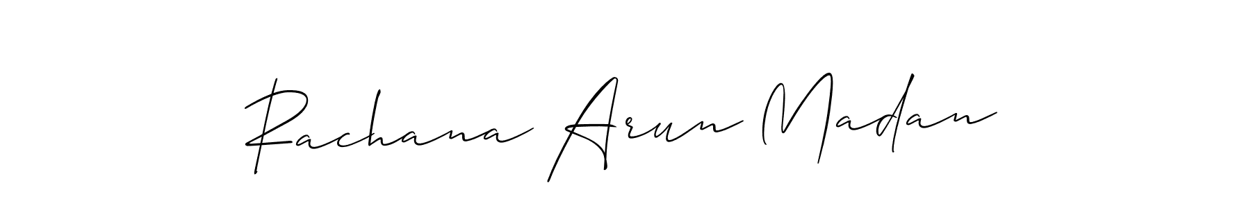 See photos of Rachana Arun Madan official signature by Spectra . Check more albums & portfolios. Read reviews & check more about Allison_Script font. Rachana Arun Madan signature style 2 images and pictures png