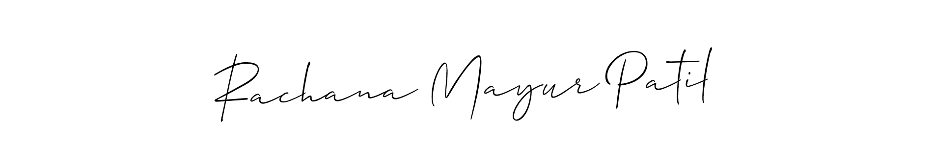 Make a beautiful signature design for name Rachana Mayur Patil. Use this online signature maker to create a handwritten signature for free. Rachana Mayur Patil signature style 2 images and pictures png