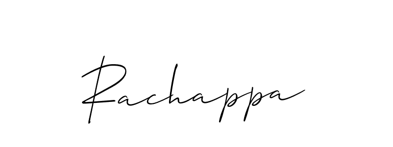 The best way (Allison_Script) to make a short signature is to pick only two or three words in your name. The name Rachappa include a total of six letters. For converting this name. Rachappa signature style 2 images and pictures png