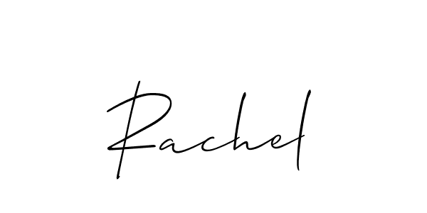 Allison_Script is a professional signature style that is perfect for those who want to add a touch of class to their signature. It is also a great choice for those who want to make their signature more unique. Get Rachel name to fancy signature for free. Rachel signature style 2 images and pictures png