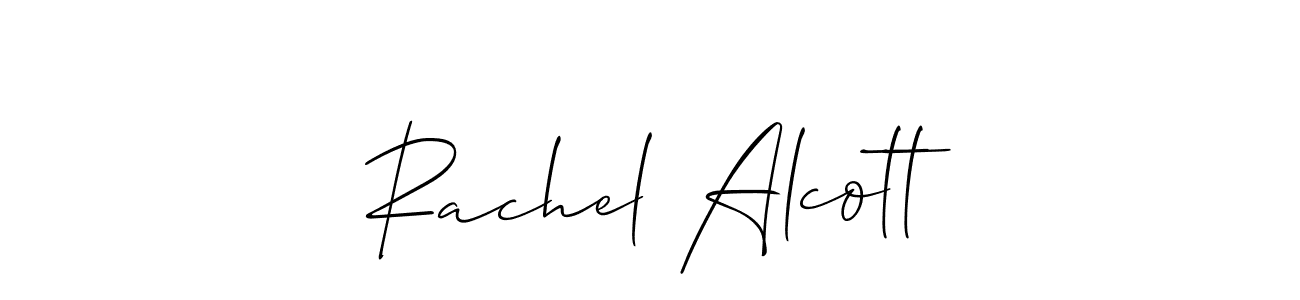 See photos of Rachel Alcott official signature by Spectra . Check more albums & portfolios. Read reviews & check more about Allison_Script font. Rachel Alcott signature style 2 images and pictures png
