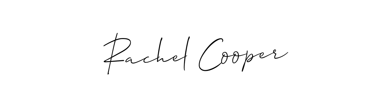How to Draw Rachel Cooper signature style? Allison_Script is a latest design signature styles for name Rachel Cooper. Rachel Cooper signature style 2 images and pictures png
