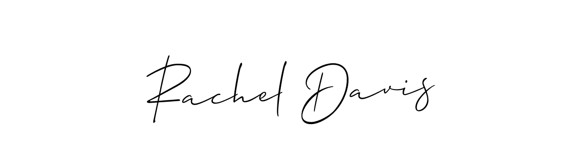 How to Draw Rachel Davis signature style? Allison_Script is a latest design signature styles for name Rachel Davis. Rachel Davis signature style 2 images and pictures png