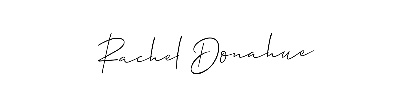 Also You can easily find your signature by using the search form. We will create Rachel Donahue name handwritten signature images for you free of cost using Allison_Script sign style. Rachel Donahue signature style 2 images and pictures png