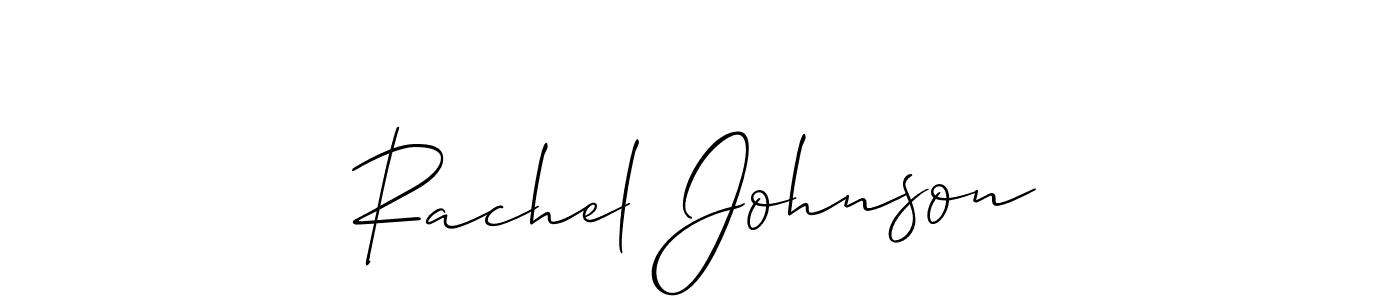 Also we have Rachel Johnson name is the best signature style. Create professional handwritten signature collection using Allison_Script autograph style. Rachel Johnson signature style 2 images and pictures png