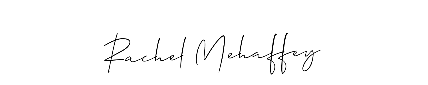 Use a signature maker to create a handwritten signature online. With this signature software, you can design (Allison_Script) your own signature for name Rachel Mehaffey. Rachel Mehaffey signature style 2 images and pictures png