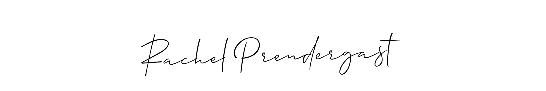 if you are searching for the best signature style for your name Rachel Prendergast. so please give up your signature search. here we have designed multiple signature styles  using Allison_Script. Rachel Prendergast signature style 2 images and pictures png